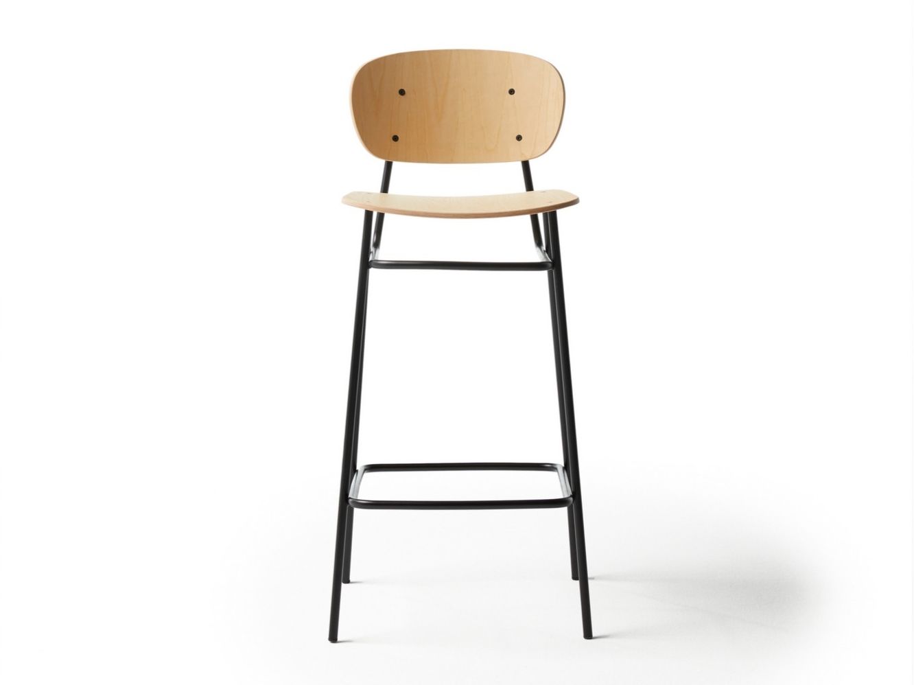 Высокий стул из ясеня со спинкой Blasco&Vila Fosca ARCH-00037835 - Вид №5