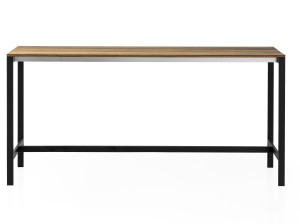 Высокий прямоугольный садовый стол из тикового дерева