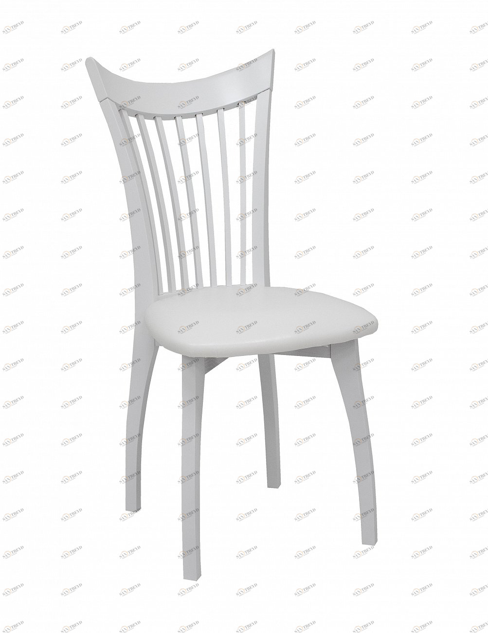 Стул мягкий с деревянной спинкой белый Leset "Орегон Селена" IMPEX  00-3967247 Белый 