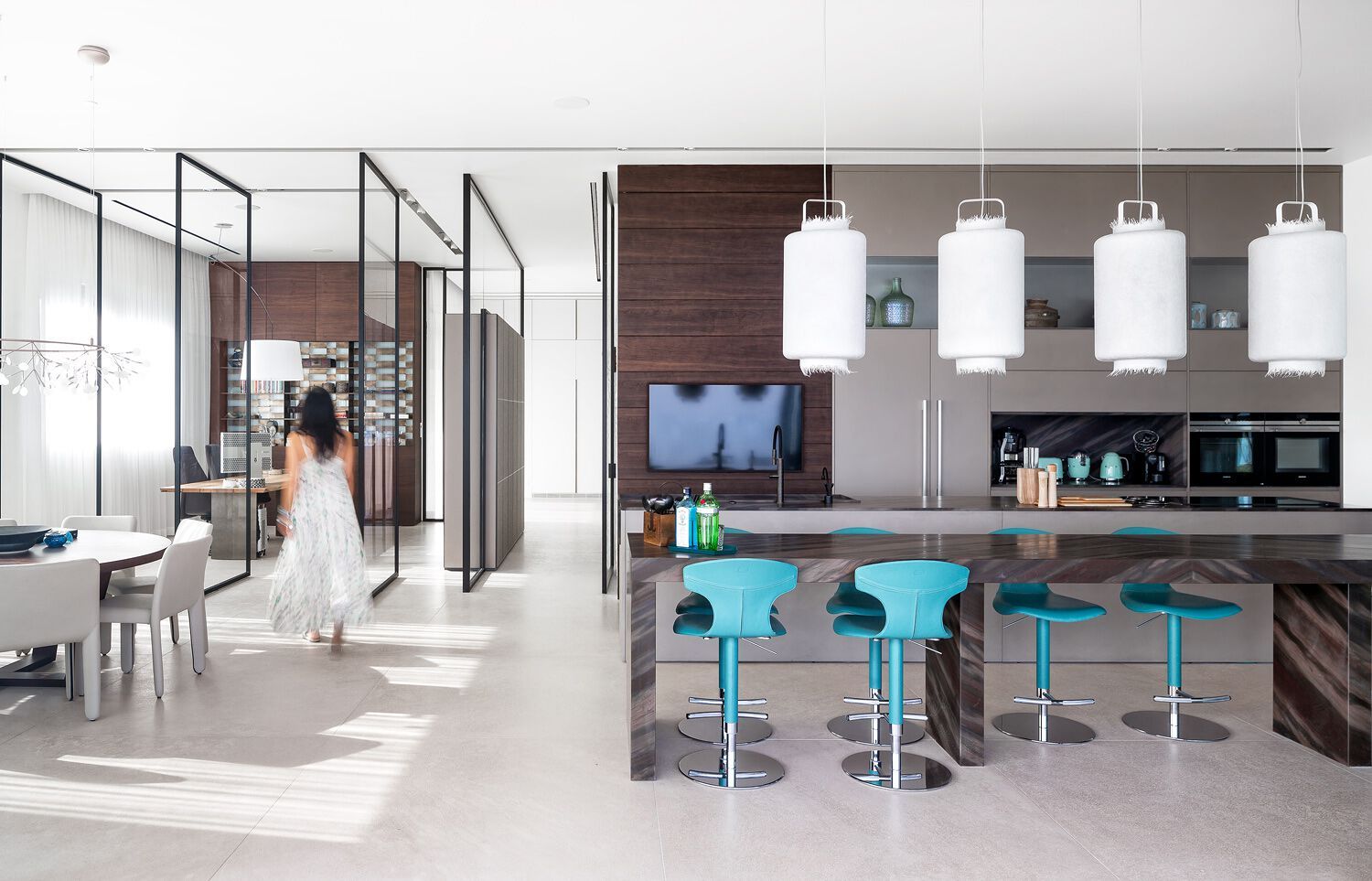 Открытый стеклоткани подвесной светильник Karman ARCH-00047340 - Вид №3