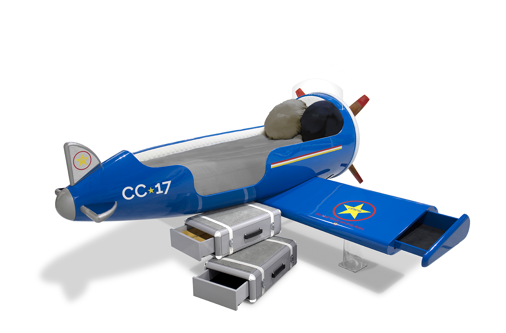 CIST22 Детская кровать самолет Sky One Circu  - Вид №6