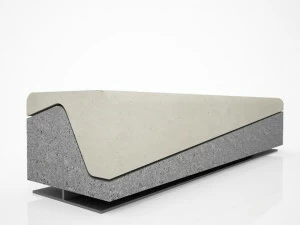 Manufatti Viscio Реконструированная каменная скамья без спинки Actea