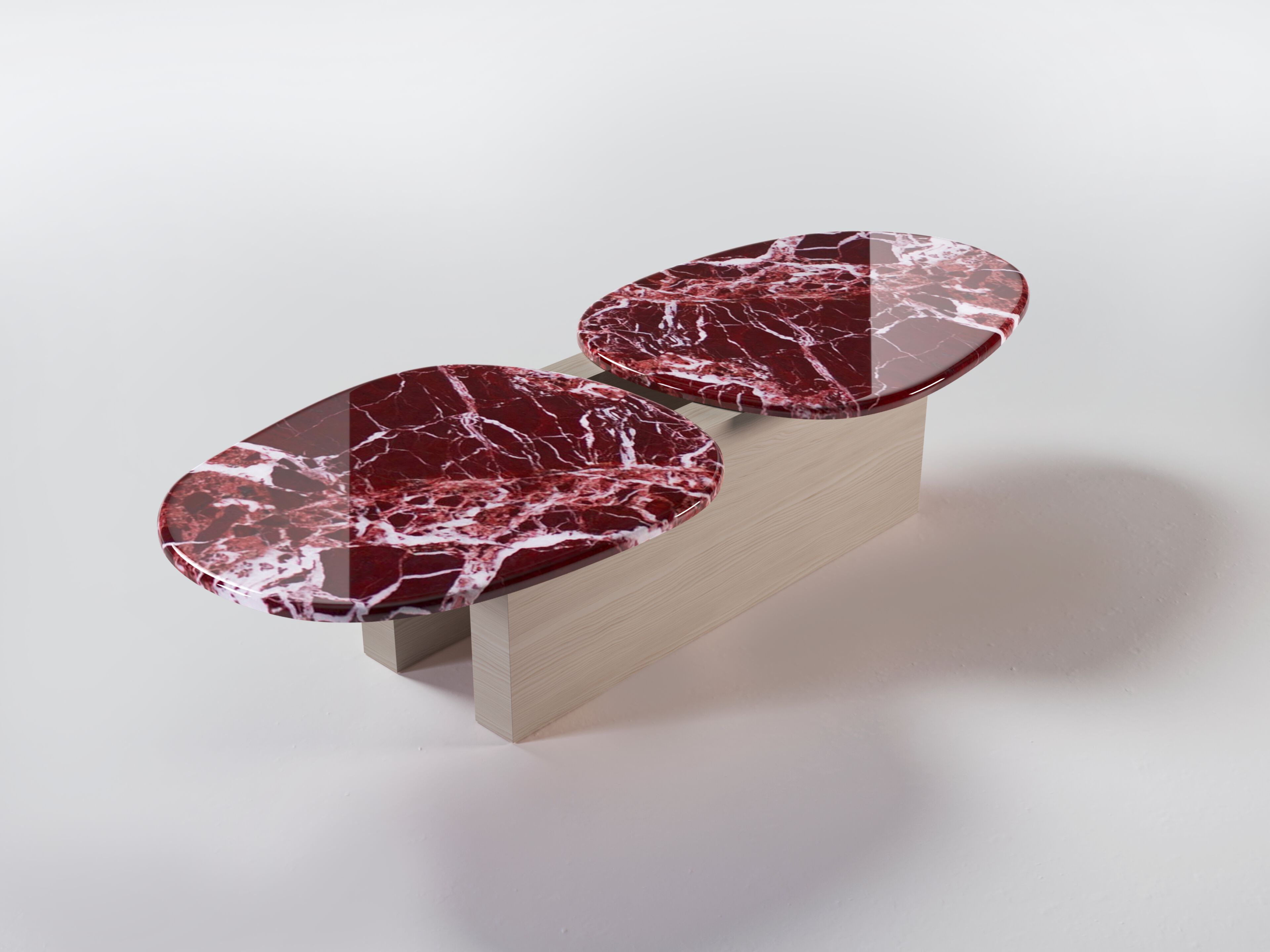 Низкий мраморный журнальный столик для гостиной Secolo TARAS ARCH-00104667 - Вид №2