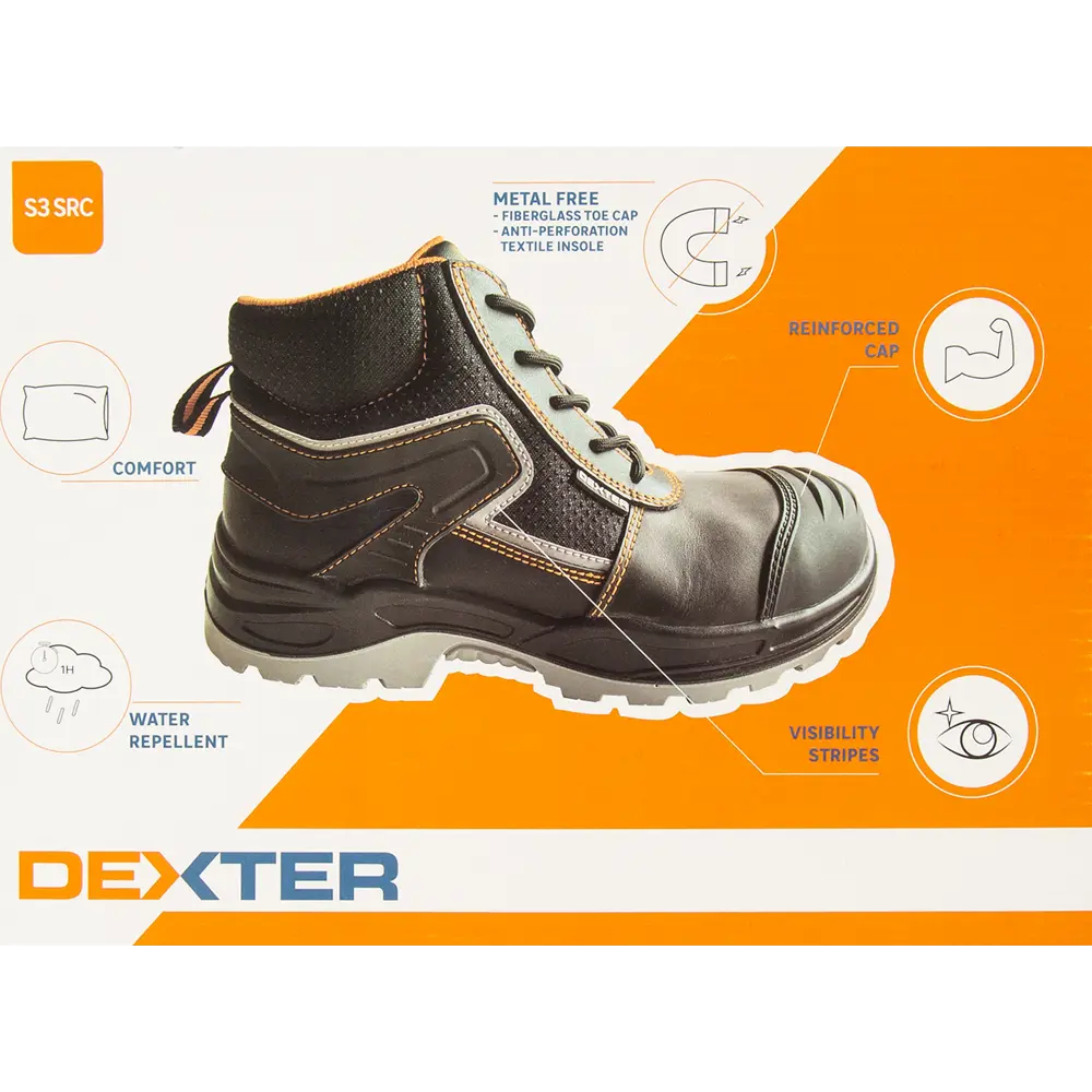 Ботинки рабочие Dexter S3 SRC - надёжная защита для профессиональных работ 82625660 STLM-0032245 - Вид №7