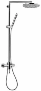 Remer Rubinetterie Настенная душевая стойка из хромированной латуни с ручным душем Minimal N 37 b xl