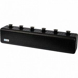 Распределительный коллектор STOUT на 3 контура DN25, с гидрострелкой, в теплоизоляции