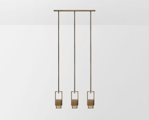 Металлический светодиодный подвесной светильник