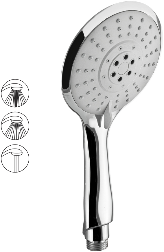 GFmark - Лейка душевая, массажная, большая, код: 6034