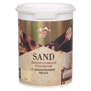 Декоративное покрытие Parade Ice Sand с эффектом песчаной дюны цвет янтарь 0.9 л 81965066 STLM-2136971