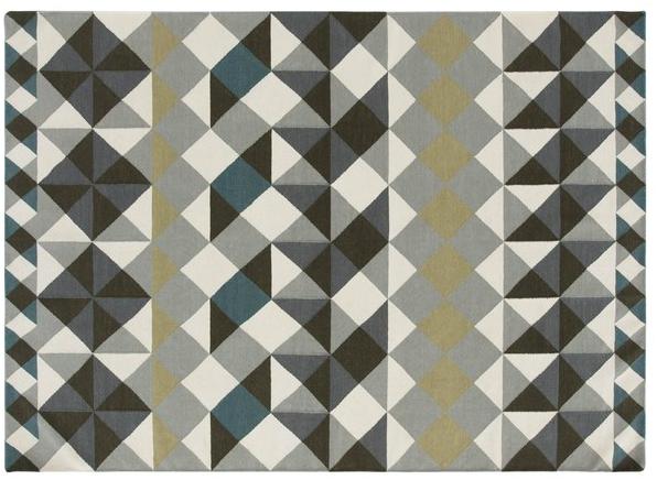 GAN Ковер ручной работы из шерсти с геометрическими мотивами Kilim sun-id-1480549 - Вид №3