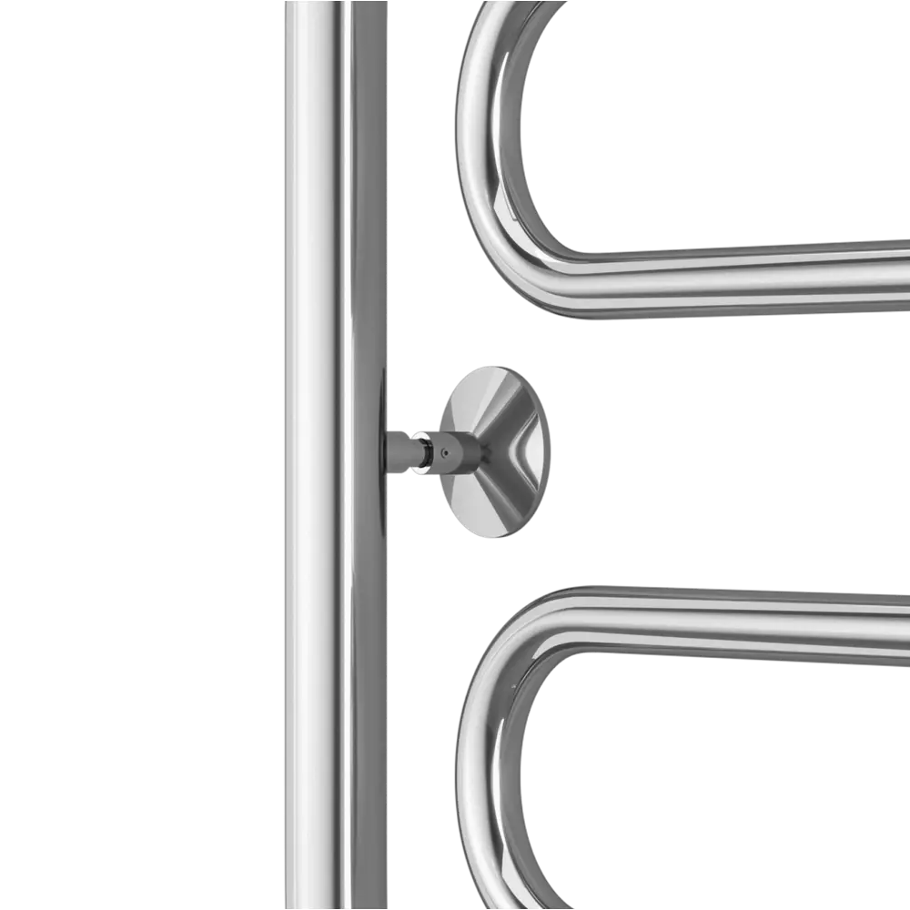 Водяной полотенцесушитель U-образный MONLID Фокстрот 50x50 см боковая подводка 1" нержавеющая сталь серебро 89438302 STLM-2146563  - Вид №2