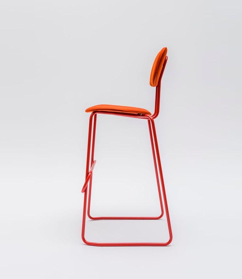 MDD Высокий табурет из саночной ткани с подставкой для ног New school sun-id-1477574 - Вид №6