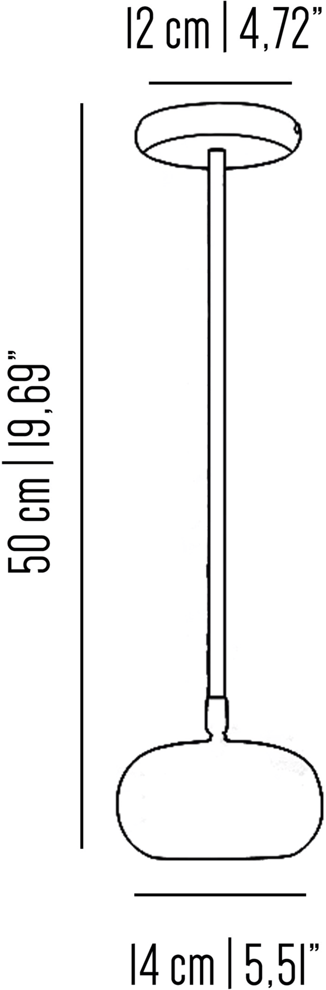 Il Bronzetto Подвесной светильник из латуни Gea Gea05_s - gea05_m - Вид №3