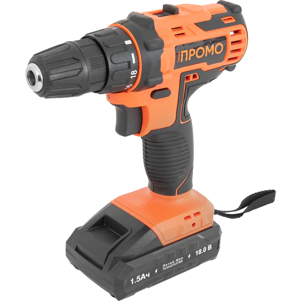 Аккумуляторная дрель-шуруповерт СПЕЦ БДА-18П с двумя батареями 86269353 STLM-1584661