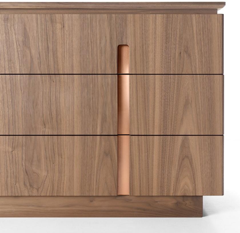 Arte Brotto Комод из орехового дерева со встроенными ручками Leonardo L313n - Вид №5