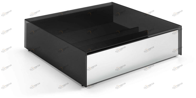 Tonelli Design Низкий квадратный стеклянный журнальный столик Gotham sun-id-1507913