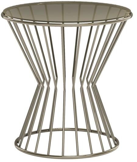 Capital Collection Круглый журнальный столик из металла и стекла sun-id-1361783 - Вид №1