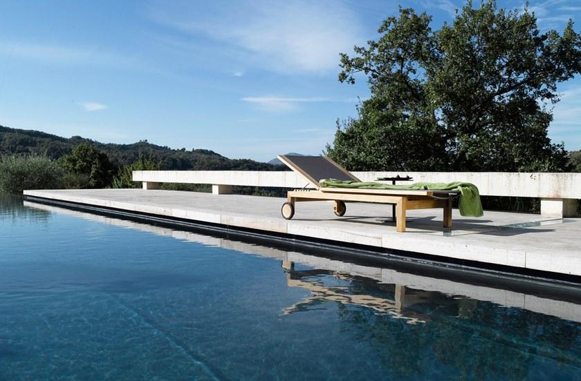 TRIBÙ Садовая кушетка Batyline® на колесиках Kos 01340 - Вид №4