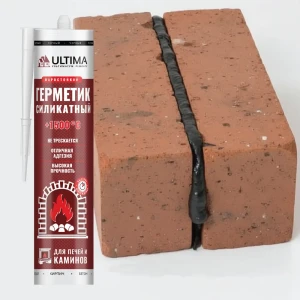 Герметик гидроизоляционный для печи и камина Ultima1500 260 мл