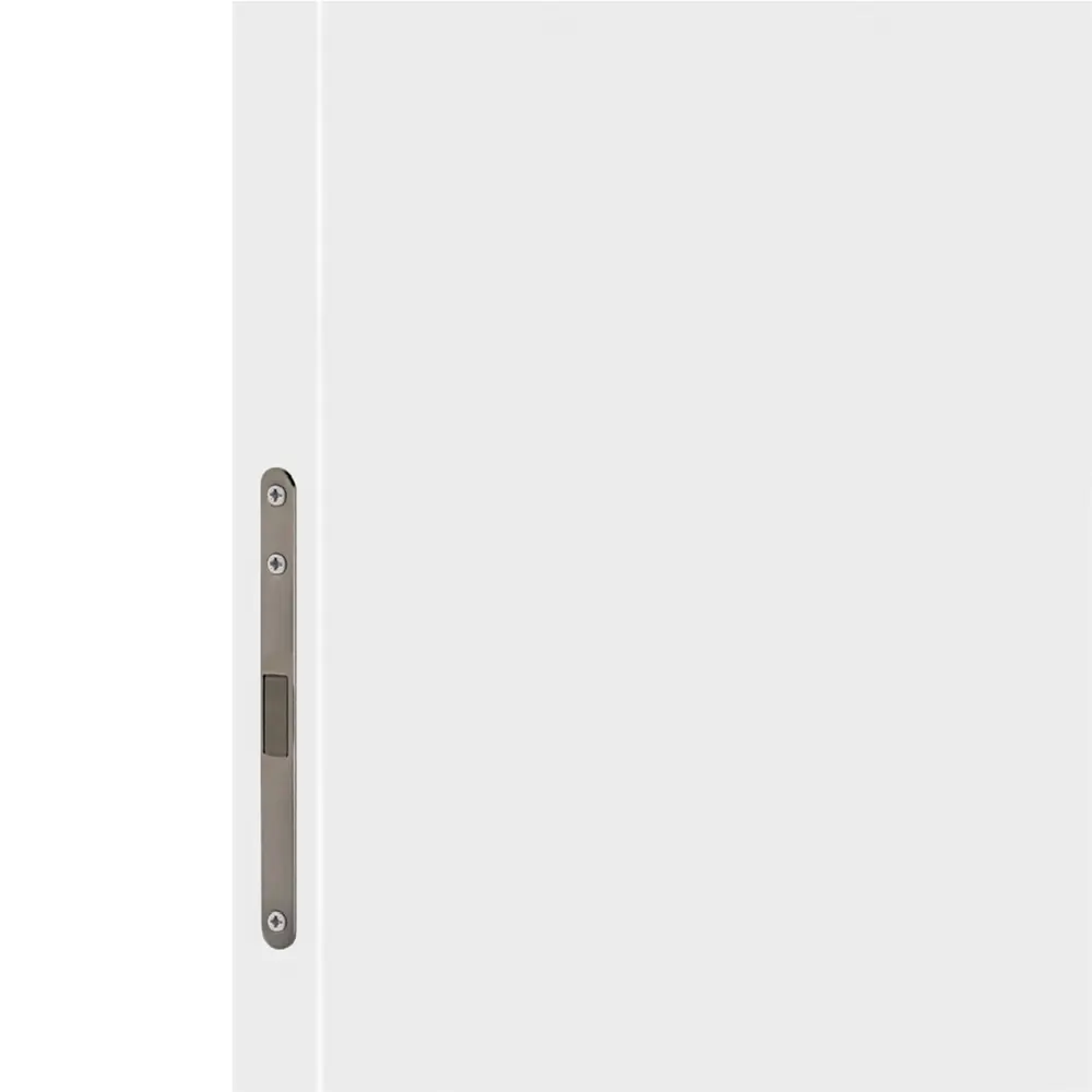 Дверь межкомнатная глухая с замком комплекте Invisible 80x200 см без кромки цвет белый VELLDORIS STLM-2100810 - Вид №2