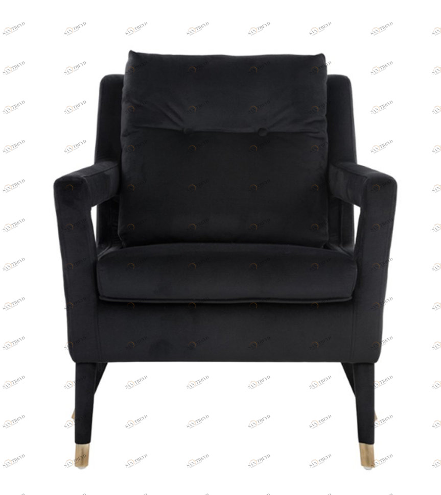 Кресло Spades черное ICON DESIGNE ДИЗАЙНЕРСКИЕ 178039 Черный 