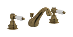 Смеситель для раковины на 3 отверстия с коротким изливом в комплекте с донным клапаном. WE ARE IB hl392bb_2 Antique Bronze Hermes