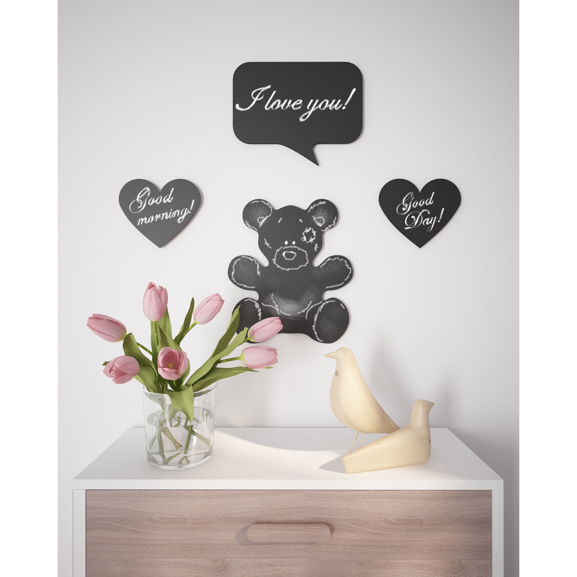 81929435 Доска для записей меловая «Сердце» Santreyd  - Вид №5