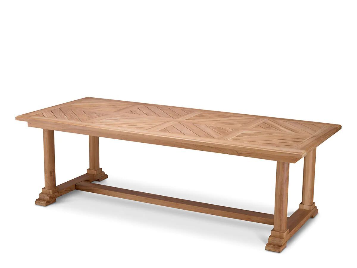 Прямоугольный садовый стол из тикового дерева Eichholtz BELL RIVE ARCH-00021033