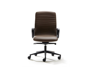 Офисное кресло с откидывающейся спинкой с подлокотниками