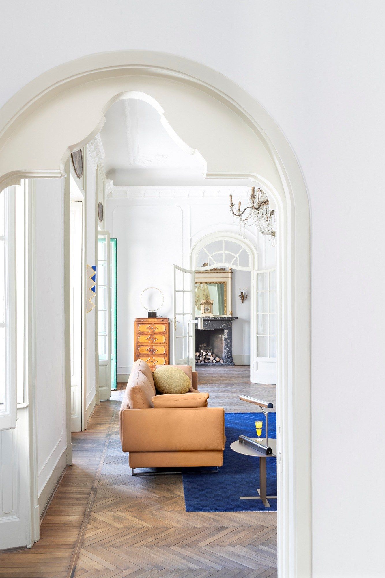 Кожаный диван Saba Italia VOYAGE ARCH-00143907 - Вид №4