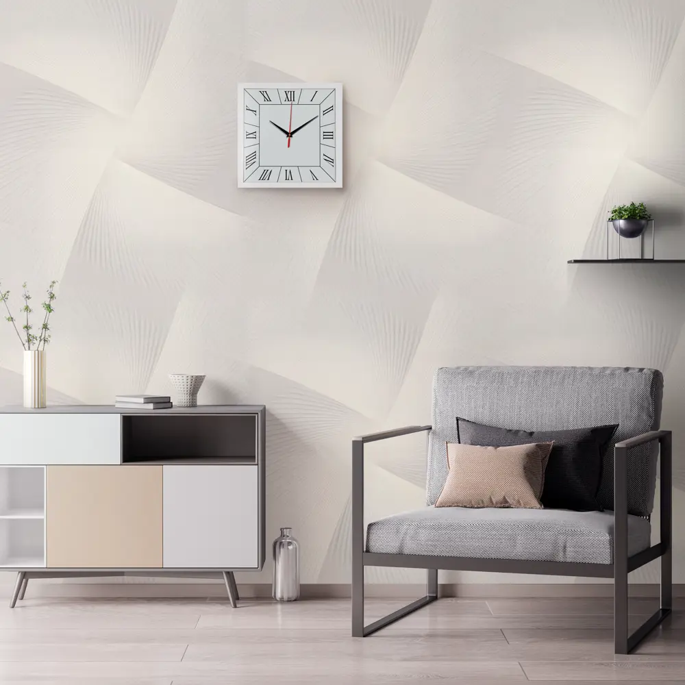 Флизелиновые обои АРТЕКС Фотон серые 1.06 м 89400297 STLM-1431411 - Вид №4