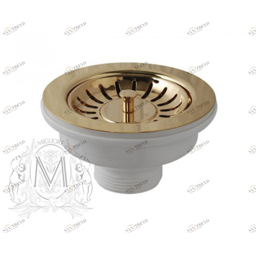 Слив для кухонной мойки MIGLIORE Ricambi ML.RIC-10.107.BR D 90 см, бронза 
