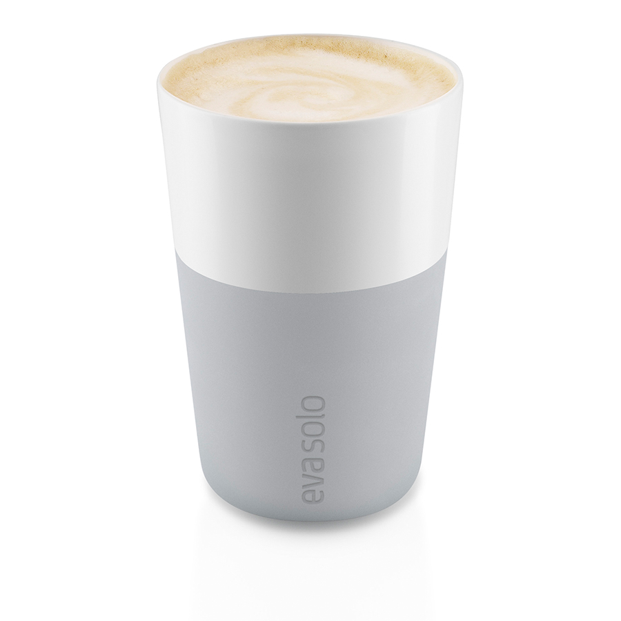 501046 Набор чашек для латте, 360 мл, серый, 2 шт. Eva Solo 
