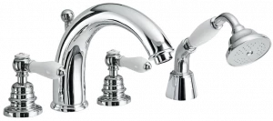 Fir Italia Смеситель для ванны с 3 отверстиями и ручным душем Melrose 21 2147312