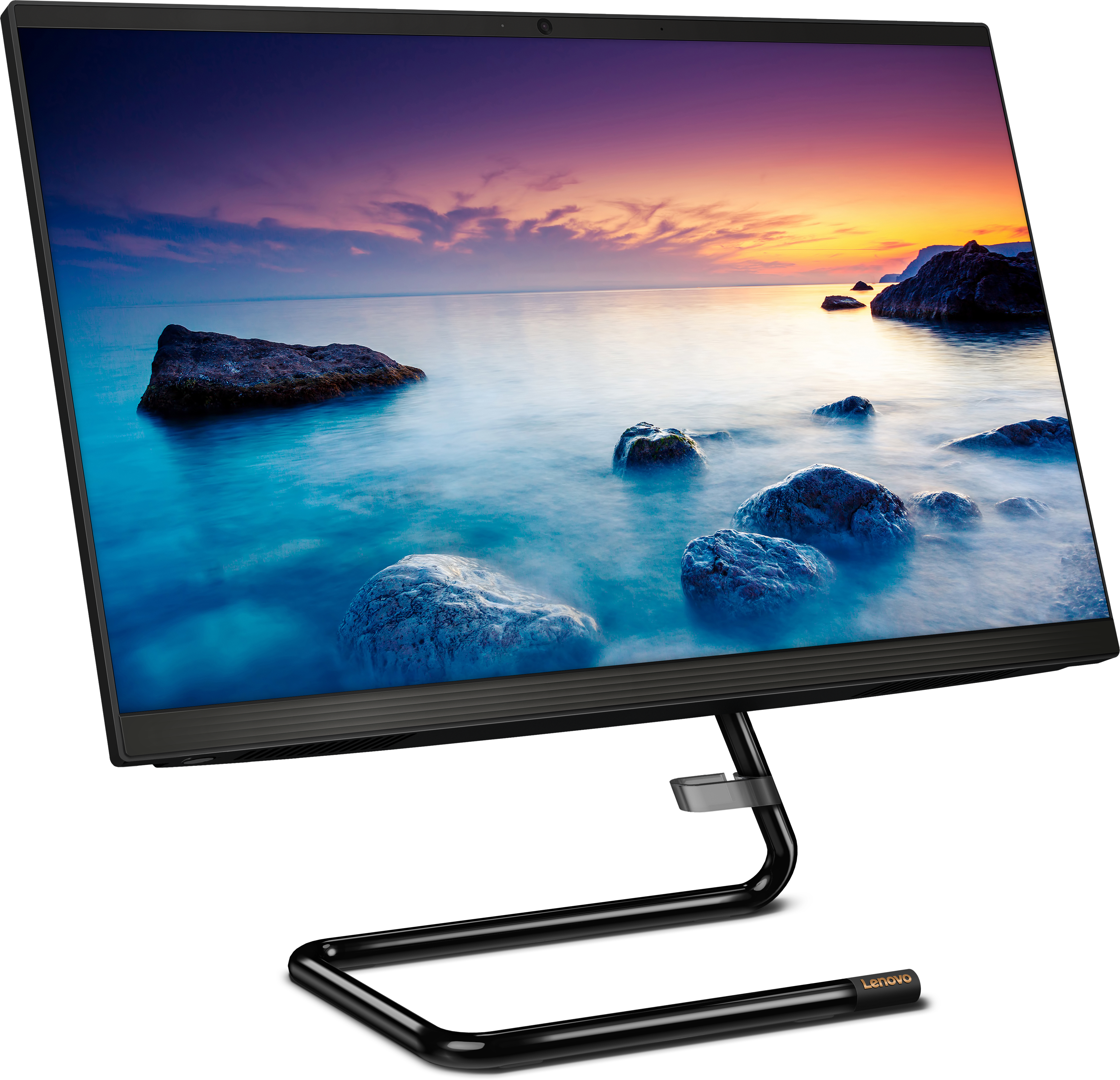 F0EX000YRK ideacentre aio 3 22ada05 21.5"(1920x1080)/amd ryzen 5 3500u(2.1ghz)/4096mb/1000+128ssdgb/dvdrw/int:amd radeon vega 8 /bt/wifi/war 1y/5.28kg/black/dos + клавиатура, мышь usb Lenovo Santreyd  - Вид №5