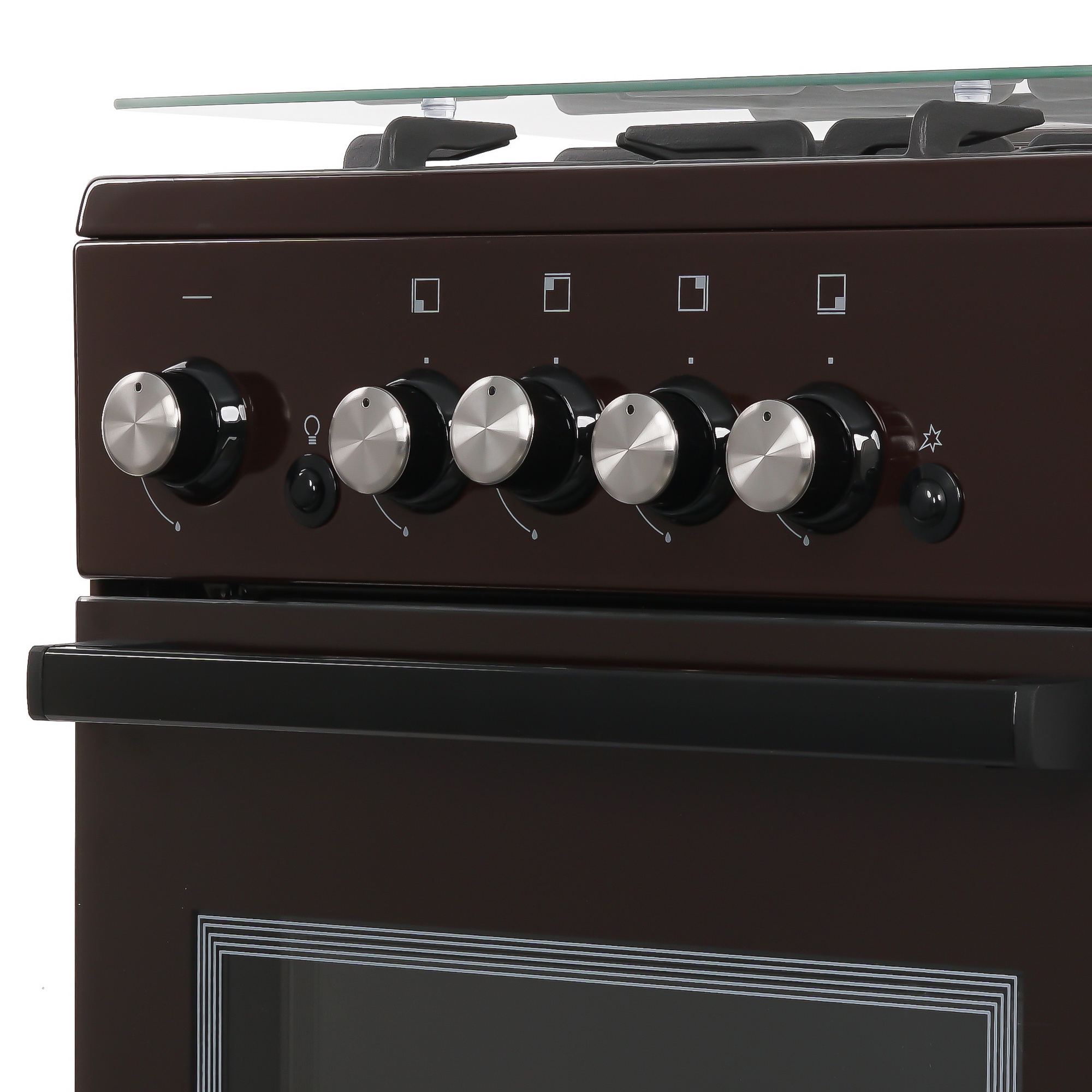 8195615 Газовая плита De Luxe 5040.32Г (КР) ЧР 014 коричневый STDN-0125206 - Вид №3