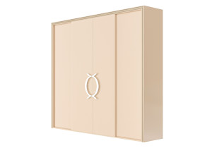 Деревянный шкаф с раздвижными дверями