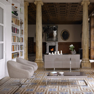 033056 Кресло белое искусственная кожа Angel Cerda A729