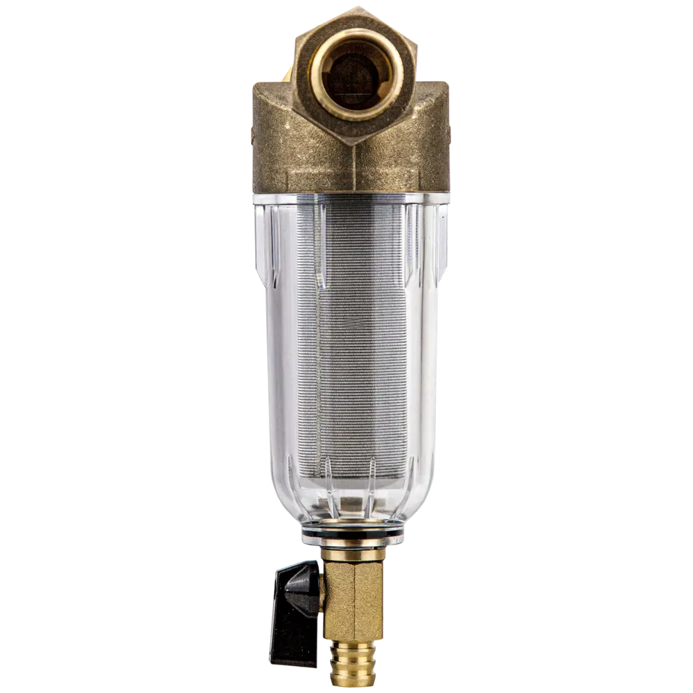 Промывной фильтр для ХВС Посейдон 3/4" НР 100 мкм латунь 13619 STLM-2084926 - Вид №1