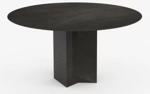 Miter Круглый обеденный стол из керамогранита Uve