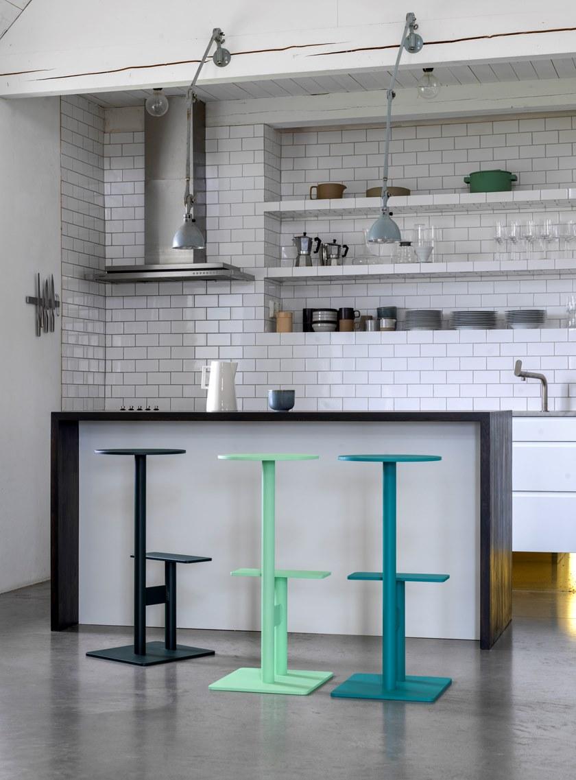 Blå Station Высокий барный стул из алюминия с подставкой для ног Combo Bla Station sun-id-1459300 - Вид №20