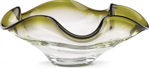 10607977 Lenox Чаша Lenox "Органик" 28см (зелёная) Хрусталь бессвинцовый