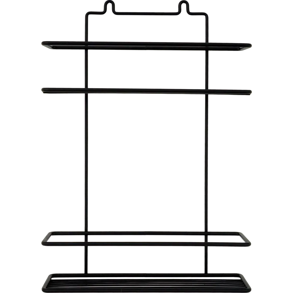 Полка для ванной 25x8.5x36.5 см цвет чёрный 82155257 STLM-2094760 Santreyd Ferro