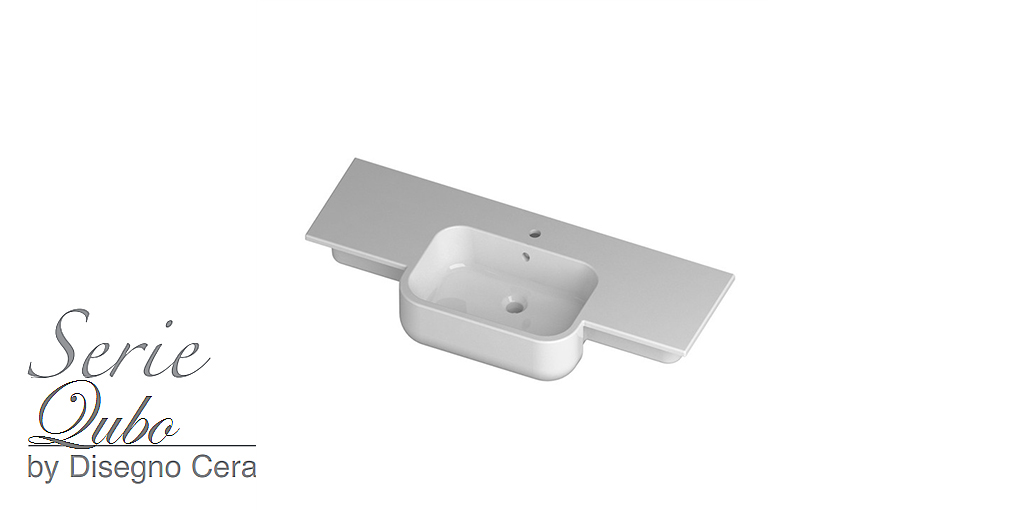 QS12035101 Подвесная раковина настенная овальная Disegno Ceramica  белая  - Вид №1