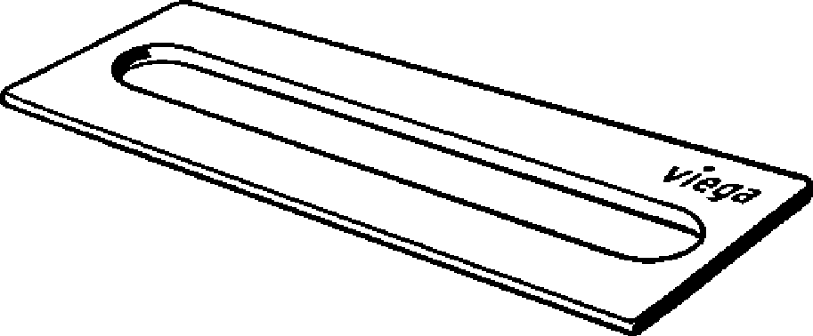 Viega Вкладка душевого лотка Advantix Cleviva 4981.5 (794 156 1))  - Вид №1