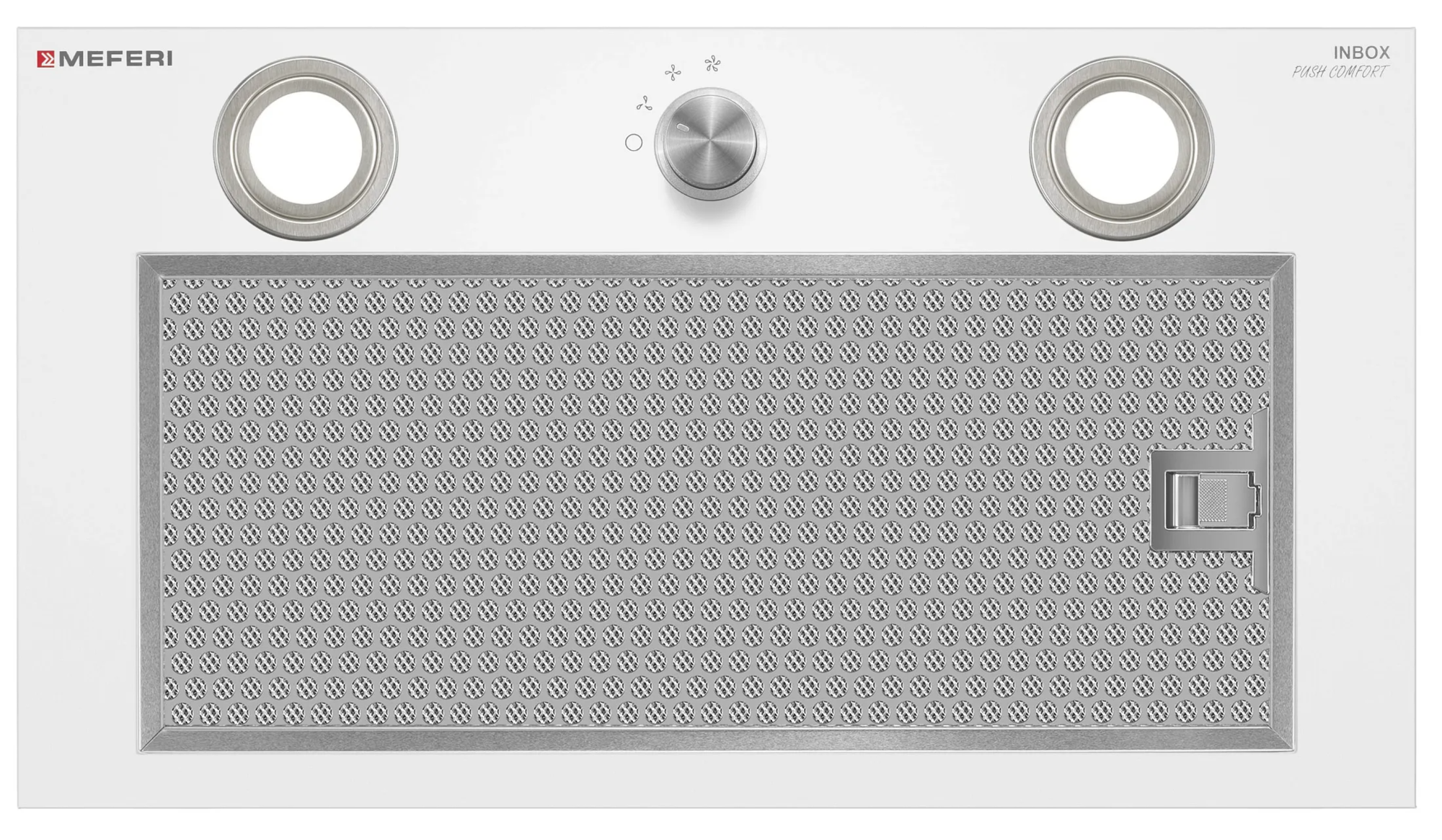 9270641 Вытяжка полновстраиваемая Meferi INBOX52WH PUSH COMFORT белый STDN-0081086 - Вид №4