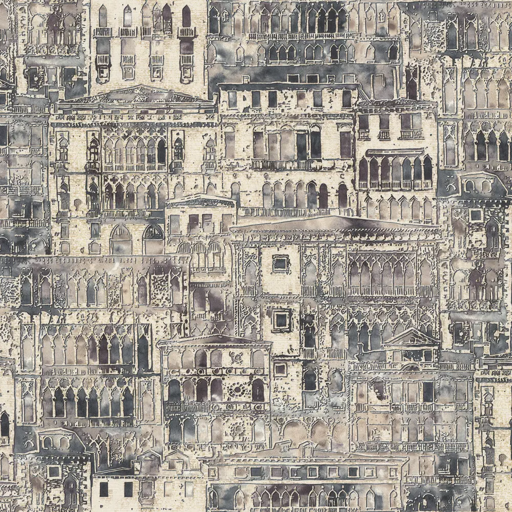 Обои флизелиновые Monte Solaro Palazzo черные 1.06 м MS9144-20 85852736 STLM-2128232 Palazzo ducale - Вид №1