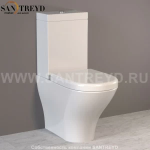 371701 Компакт унитаз с бачком Белый Kerasan Aquatech Италия