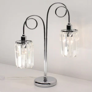 Настольная лампа Citilux Синди CL330821 CITILUX ИНТЕРЬЕРНЫЕ 191650 Прозрачный;хром