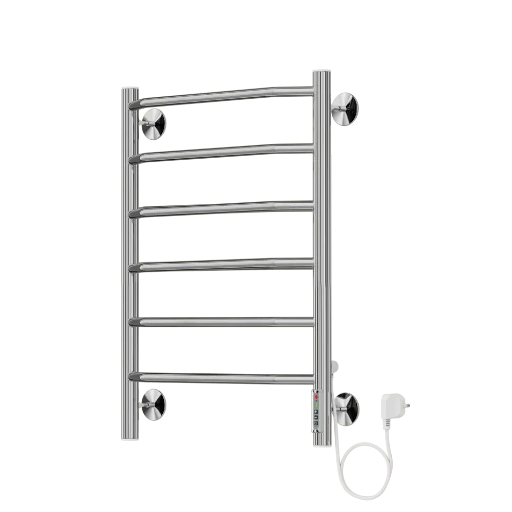 Полотенцесушитель электрический Вармо Нептун П6 87 Вт, 45х65 см, цвет хром STLM-2041679 - Вид №1